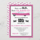 Search for classic car invitations Retro