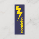 Search for lightning bolt business cards Electrician