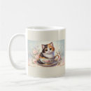 Search for vintage kitten mugs Pastel
