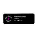 Search for purple ribbon return address labels Domestic violence