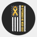 Search for childhood cancer stickers Gold