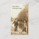 Search for fishing guide business cards Vintage