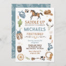 Search for western 1st birthday invitations Brown