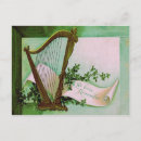 Search for harp of erin postcards Saint patricks day