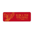 Search for fire return address labels Red