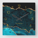 Search for gold and teal clocks Geode