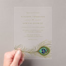Search for elegant peacock wedding invitations Vintage
