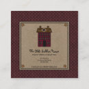 Search for stars business cards Rustic
