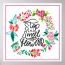 Search for smells posters Flowers