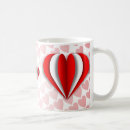 Search for paper heart mugs Red