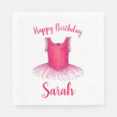 Search for ballet napkins Birthday