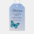 Search for blue butterfly gift tags Cute