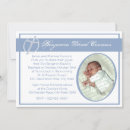 Search for child christening invitations Blue
