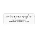 Search for fancy return address labels Modern