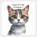 Search for funny cat sayings stickers Kitten