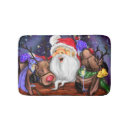 Search for christmas reindeer bath mats Santa