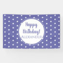 Search for purple and white banners Simple