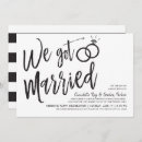Search for event wedding invitations Black and white
