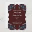 Search for maroon wedding invitations Floral