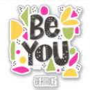 Search for colourful name stickers Typography