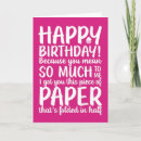 Search for mean birthday cards You mean so much