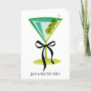 Search for funny martini birthday cards Modern
