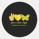 Search for love butterflies stickers Gold