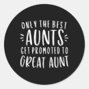 Search for great aunt stickers Auntie