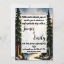 Search for smoky mountain wedding invitations Woodland forest trees
