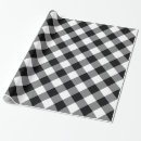 Search for black and white buffalo plaid wrapping paper Rustic