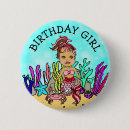 Search for mermaids badges Mermaid birthday