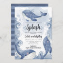 Search for whale baby shower invitations Waves