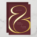 Search for red gold save the dates Burgundy