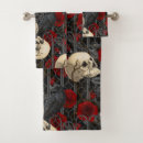 Search for dark rose bath towels Gothic