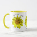 Search for bright happy mugs Yellow flowers