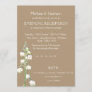 Search for lily of the valley invitations Rustic