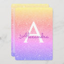 Search for purple bling invitations Sparkle