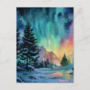 Search for sky light postcards Northern lights