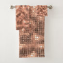 Search for champagne bath towels Glitter
