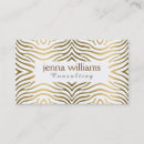 Search for zebra print business cards Elegant