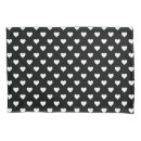 Search for valentines day pillowcases Black and white