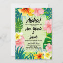 Search for aloha party invitations Bridal