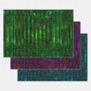 Search for purple and turquoise wrapping paper Vintage