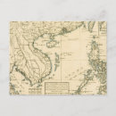 Search for vintage map of asia postcards Countries