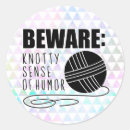 Search for funny knitting stickers Crochet