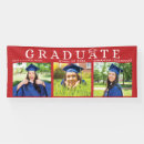 Search for red and black graduation banners Photo collage