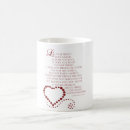 Search for love is patient mugs Valentine