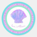 Search for seashell stickers favours