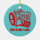 Search for farm equipment christmas tree decorations Antique