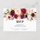 Search for rustic rsvp cards Burgundy